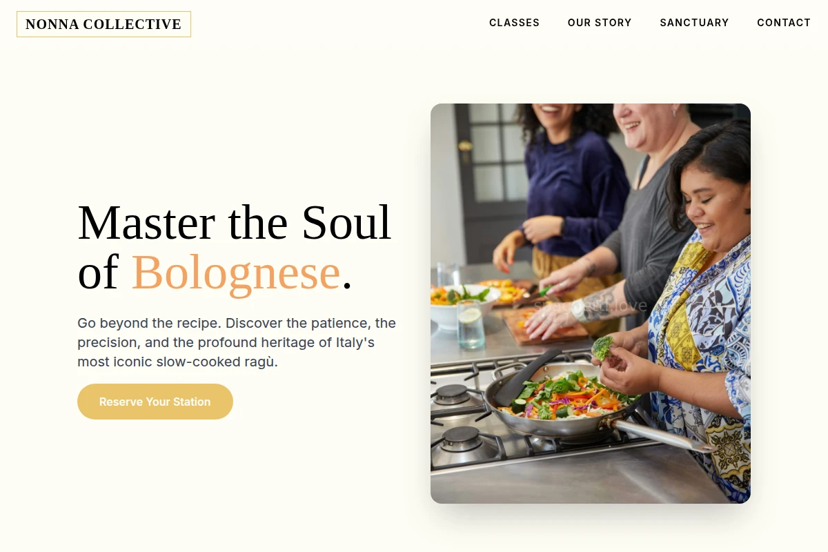 bolognese Cooking Class