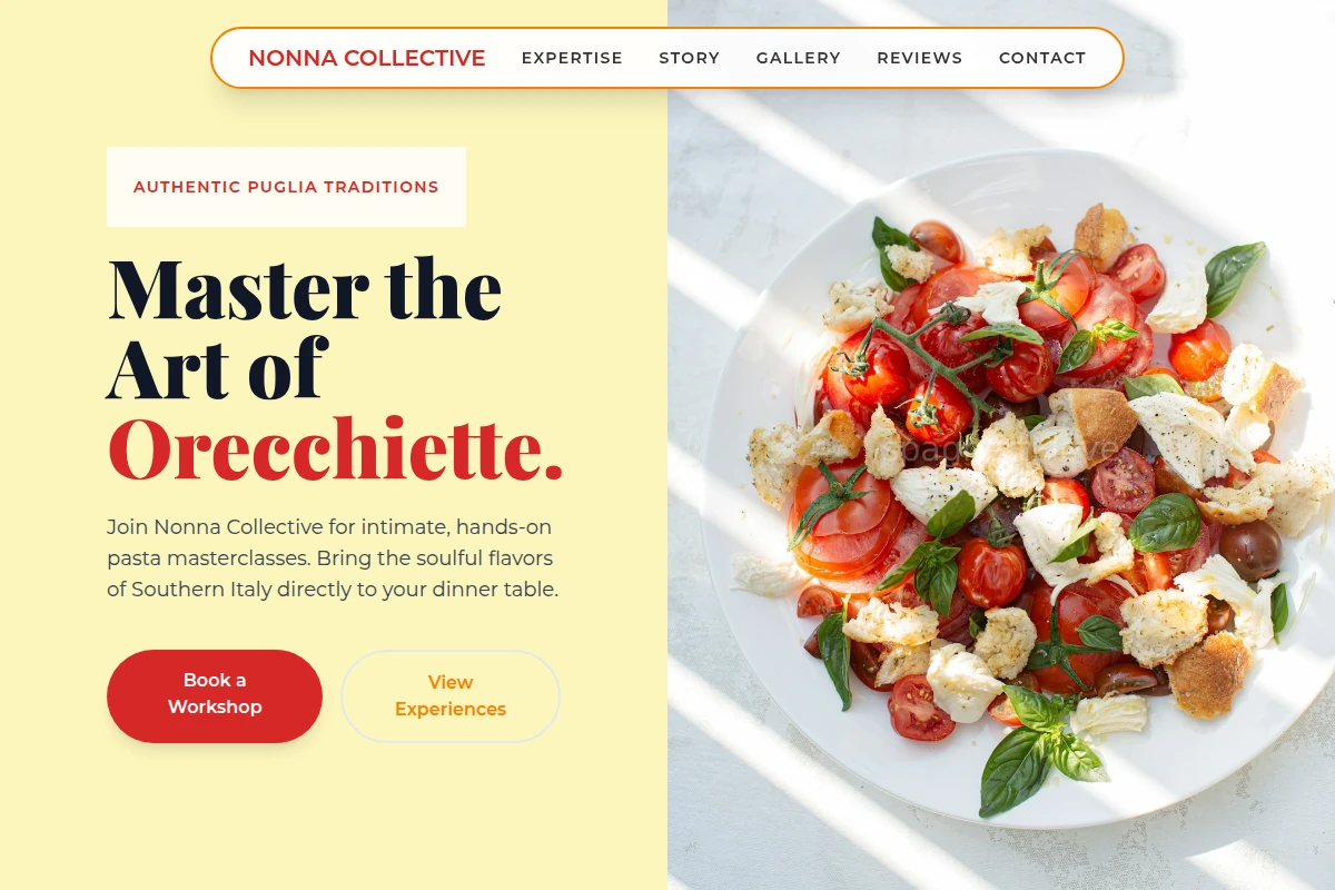 orecchiette Italian Food